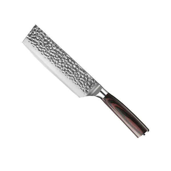 Japanese Hammered Damascus Chef Knife Set – 3-Piece Set
