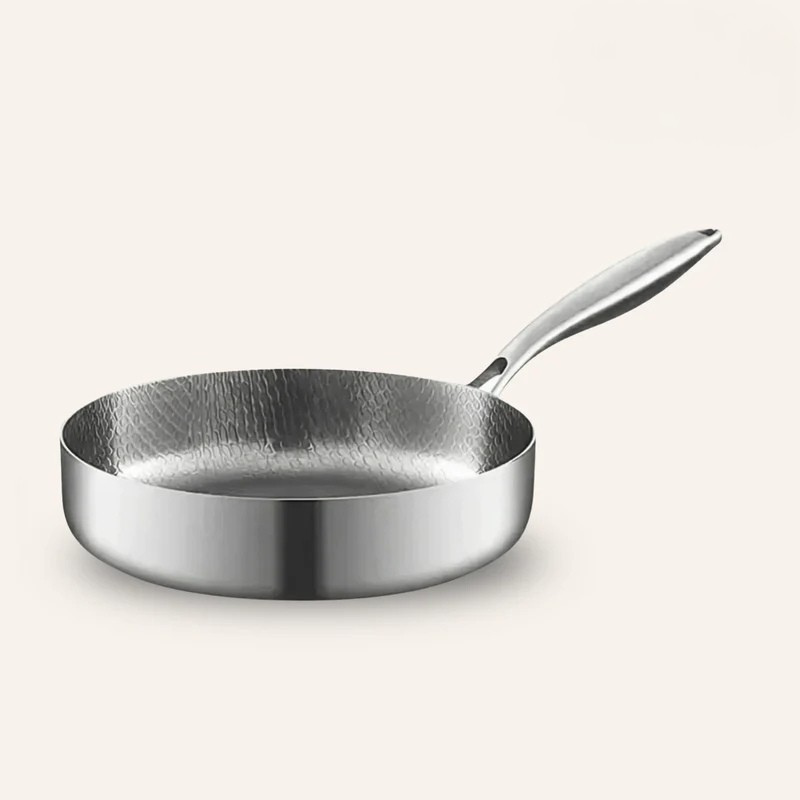 Dubois Cuisine - Poêle Profonde Martelée en Titane