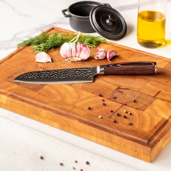 Japanese Hammered Damascus Chef  Knife Set – 3-Piece Set